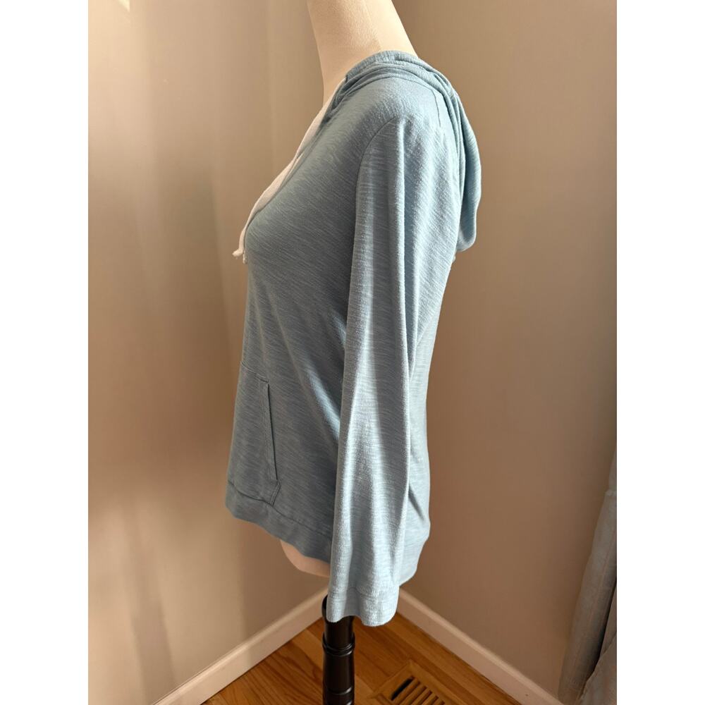 Free Fly Bamboo Blend Lightweight Hoodie – Seafoam Colorway - Size Small - Picture 4 of 8